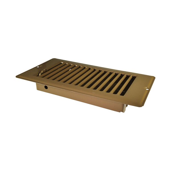 Us Hardware US Hardware RV Floor Register Deluxe 1 pk - V-056IB