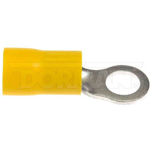 Motormite 4 Gauge Ring Terminal 3/8 Yellow, 86461 - 86461