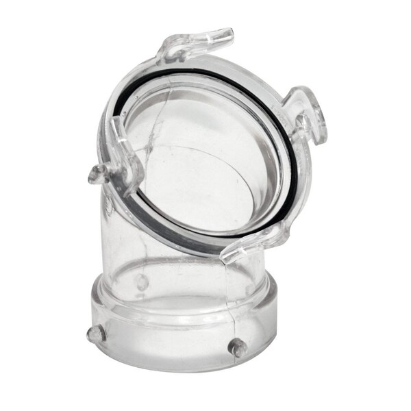 Valterra CLEARVIEW ADAPTER, 45 DEGREES WITH 3IN BAY LUGS - T1026-1
