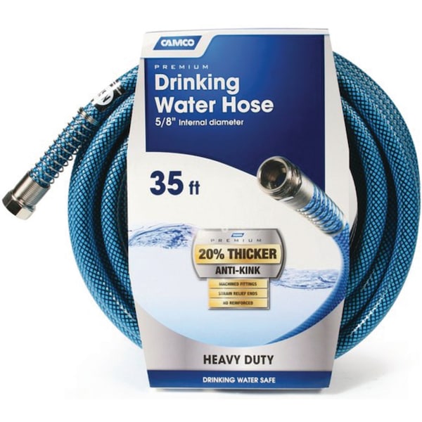 Camco Camco Heavy Duty 25' Premium RV Drinking Water Hose - 22833