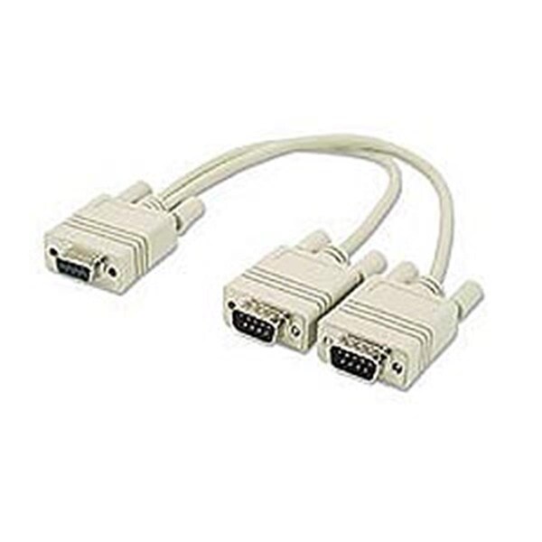 Ziotek Inc DB9 Serial Y-Cable  2 Male To 1 Female - 121 2195