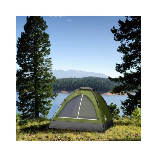 Leisure Sports Leisure Sports 2-Person Dome Tent, Ultralight for Camping, Dual Doors and Rain Fly, Green - 536564YHV