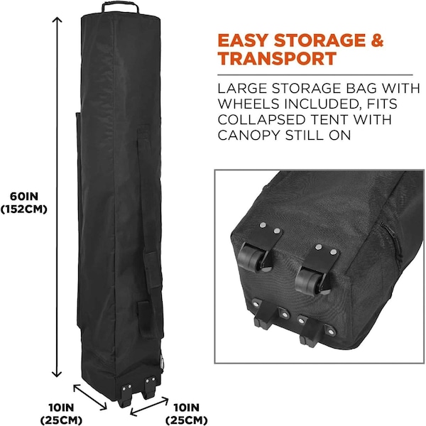 Ergodyne Heavy-Duty Commercial Tent, Lime - 6000