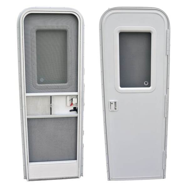 Ap Products AP Products 015-2014742 RV Entrance Door Window Frame - White - 015-2014742