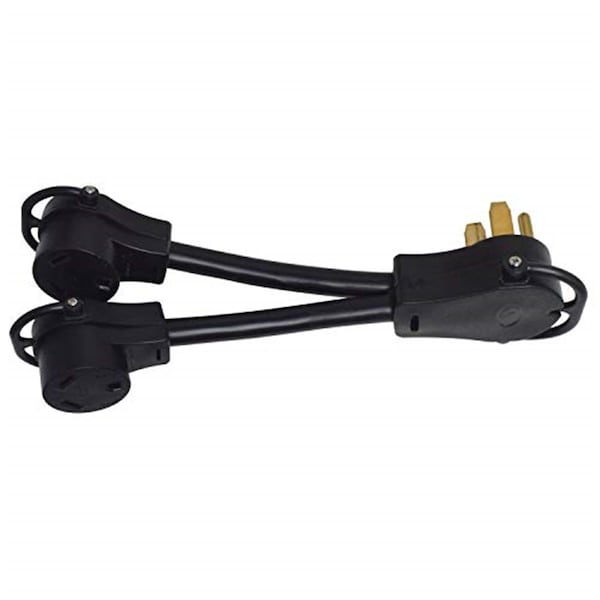 Baystate Valterra A1050X30Y 50A Male to 30A Female Dog Bone Adapter Cord with Handles - V46-A1050X30Y