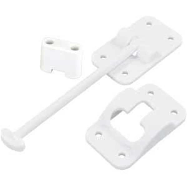 Powerhouse 10444B Exterior Hardware RV 6 in. T Holder Pol. White - PO362848