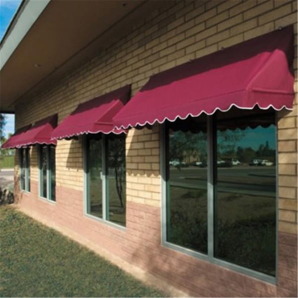 Idmworldwide Sunsational Traditional Awning Burgundy 8 Ft. - 3020708