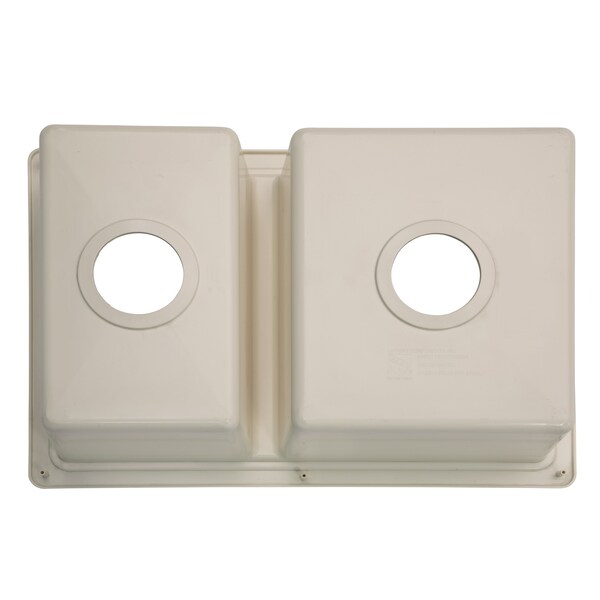 Lippert 25IN X 17IN DOUBLE BOWL SINK - PARCHMENT - 809029