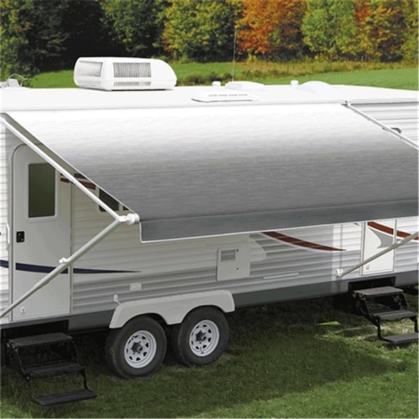Whole-In-One Replacement RV Awning Fabric - Silver Fade - WH2604148