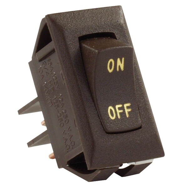 Jr Products JR Products 12605 Labeled On/Off Switch - Brown - 12605
