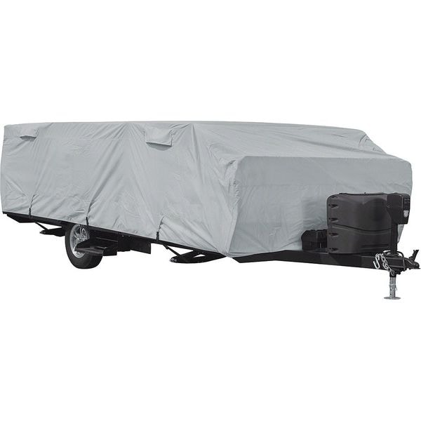 Classic Accessories Folding Camping Cover, 12 ft-14 ft L Grey - 80-403-161001-RT
