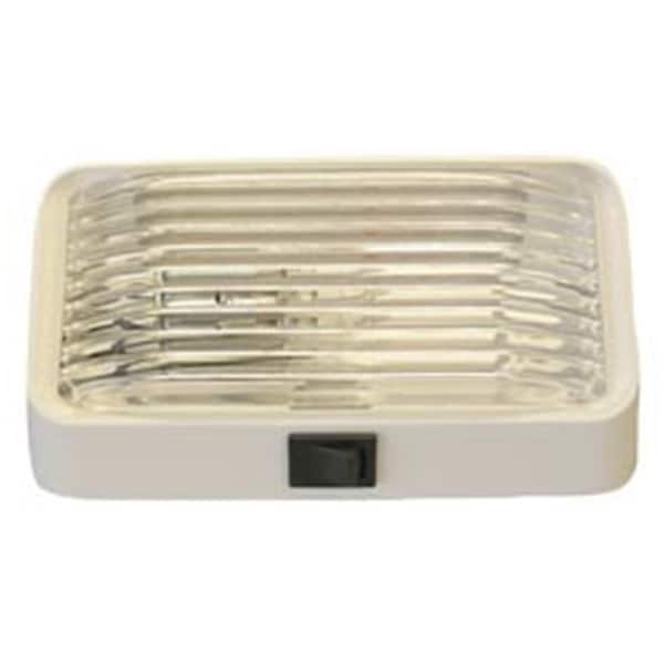 Lasalle Bristol GSAM4018Camper Porch Light Without Switch -White - L64-GSAM4018