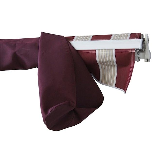 Tepee Supplies 10 x 8 ft. Protective Awning Cover; Burgundy - TE705972