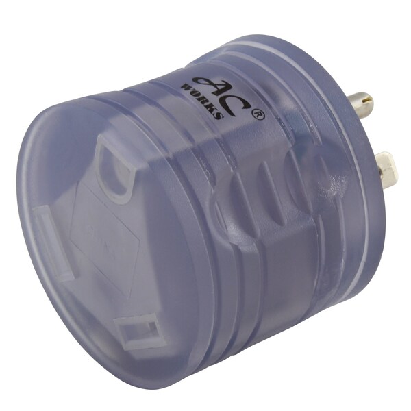 Ac Works 15A Home Plug to RV TT-30 30A 125V RV Female Connector with Indicator Light - RV515TT