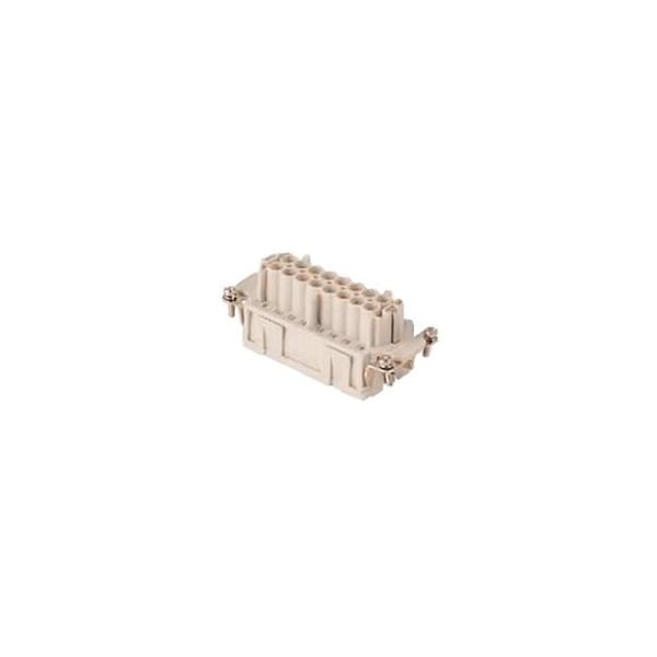 Molex Gwconnect Push-In Terminal Insert, Female, 16-Pole, 16A, Numbered 1-16Er (Ag) Plated Contact - 7316.5863.0