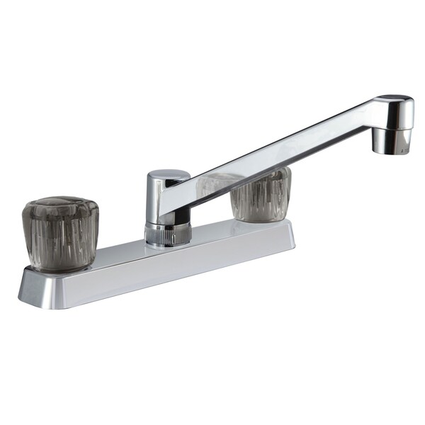 Dura Faucet Dura Faucet DF-PK600S-CP Two-Handle Non-Metallic RV Kitchen Faucet - Chrome - DF-PK600S-CP