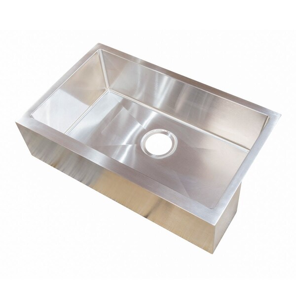 Lippert 27X16X7 SINGLE BOWL STAINLESS STEEL SINK - 389910