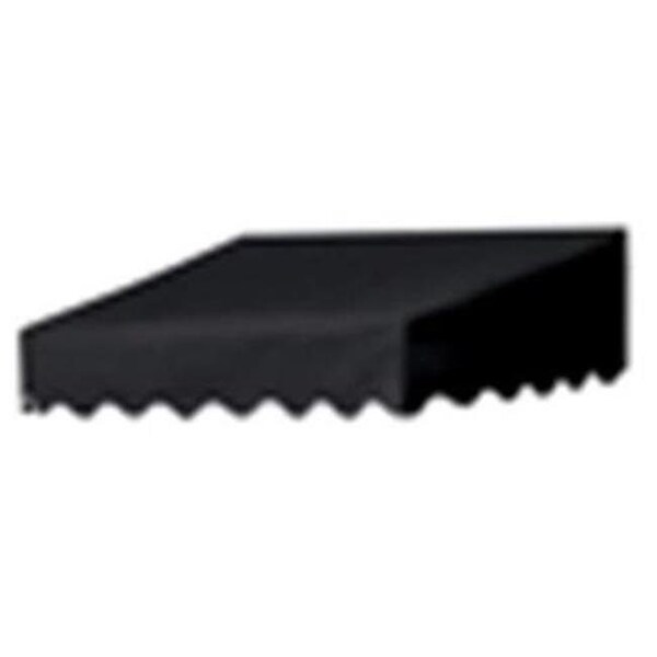 Idmworldwide IDM Worldwide 3020909 Traditional Door Canopy Ebony 4 ft. - 3020909
