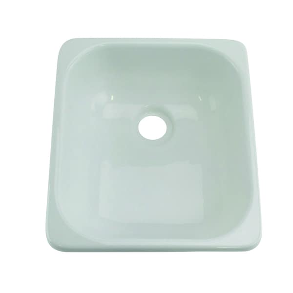Lippert 13IN X 15IN OUTDOOR SINK; NO FAUCET LEDGE - WHITE - 209630