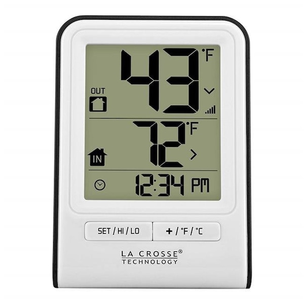 Lacrosse LaCrosse 308-1409WT-CBP 1.35 x 3.67 in. White Wireless Thermometer - 308-1409WT-CBP