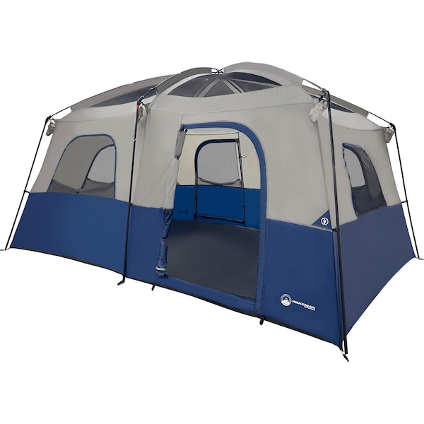Wakeman 10 Person Camping Tent - Large Outdoor Tent with Room Divider, 2 Doors, 4 Window by - 75-CMP1149