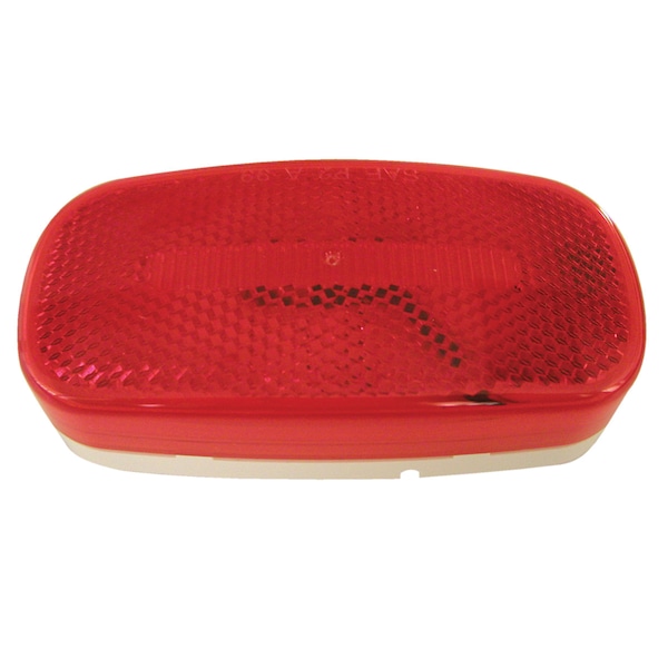 Peterson Peterson V180R The 180 Series Piranha LED Oval Clearance/Side Marker Light With Reflex - Red - V180R