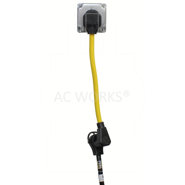 Ac Works 1.5FT 14-30P 30A 4-Prong Dryer Plug to 30A RV Adapter - RV1430TT-018