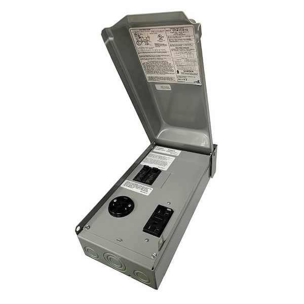 Ap Products RV POWER OUTLET 120/240V, 20A GFCI + 30A W/BREAKERS - U041C010P