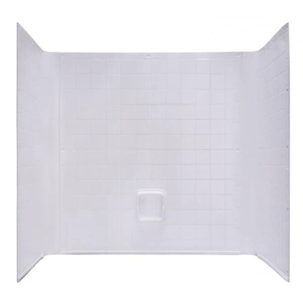 Kinro Composites Kinro W-32754-SPK Three-Piece Tub Surround - 27 in. x 54 in., White - 209737