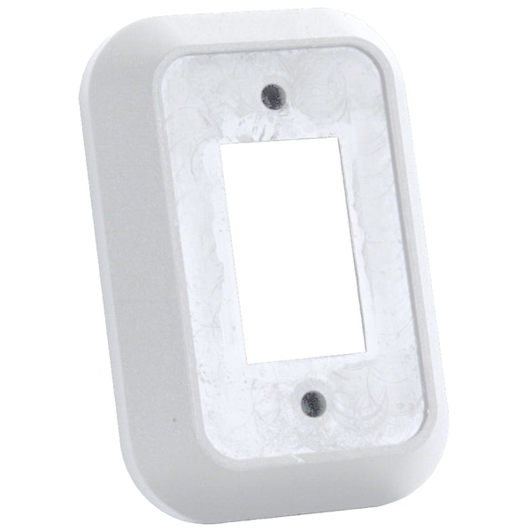 Jr Products JR Products 13485 Single Switch Wall Spacer - White - 13485