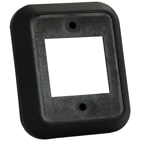 Jr Products JR Products 13525 Double Switch Wall Spacer - Black - 13525