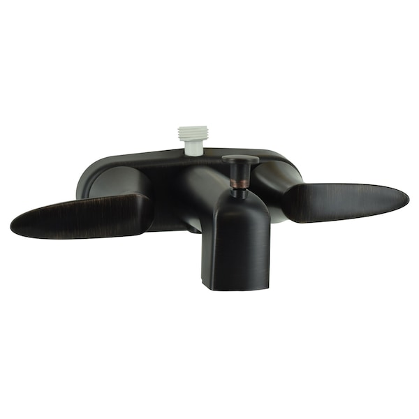 Valterra Phoenix Faucets by Valterra PF223502 Two-Handle 4" Diverter Faucet w Shower D-Spud-Rubbed Bronze - PF223502