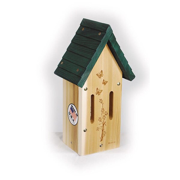 Woodlink WoodLink BUTTERFLY3 House Hibernation Box Cedar with Painted Roof - 24335