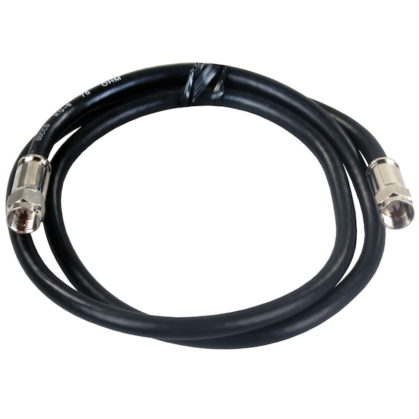 Jr Products JR Products 47945 RG6 Exterior HD/Satellite Cable - 3' - 47945