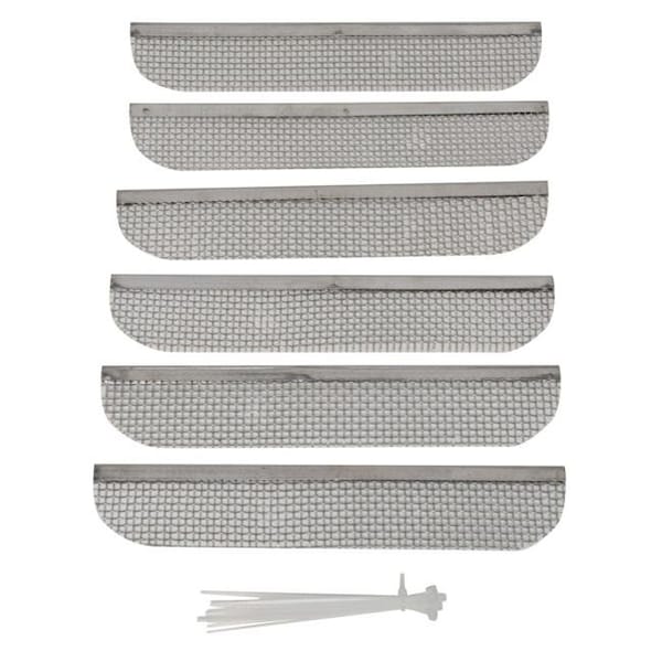 Backseat 1.5 x 8.1 in. RV Bug Screen for RV Fridge Vents; Carded - BA654178