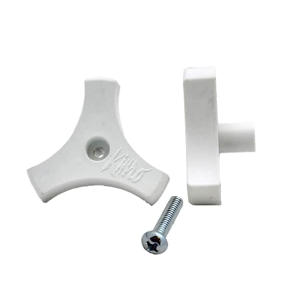 Ap Products AP Products 013-510 Window Crank Knob with Screw, 1" / White - 013-510