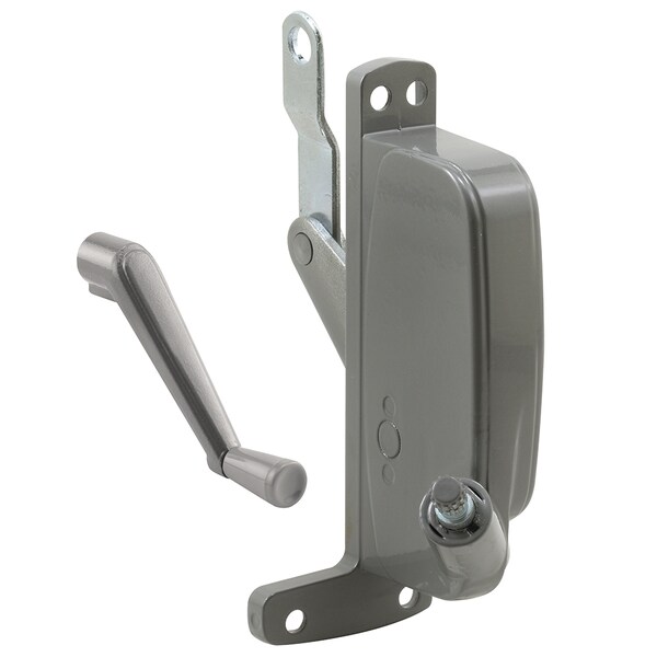 Prime-Line Awning Window Operator, Right Hand, Aluminum-Colored Enamel Finish Single Pack - H 3674