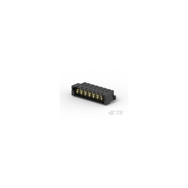 Te Connectivity Board Connector, 7 Contact(S), 1 Row(S), Male, Right Angle, Solder Terminal, Black Insulator, Plug - 6450833-7