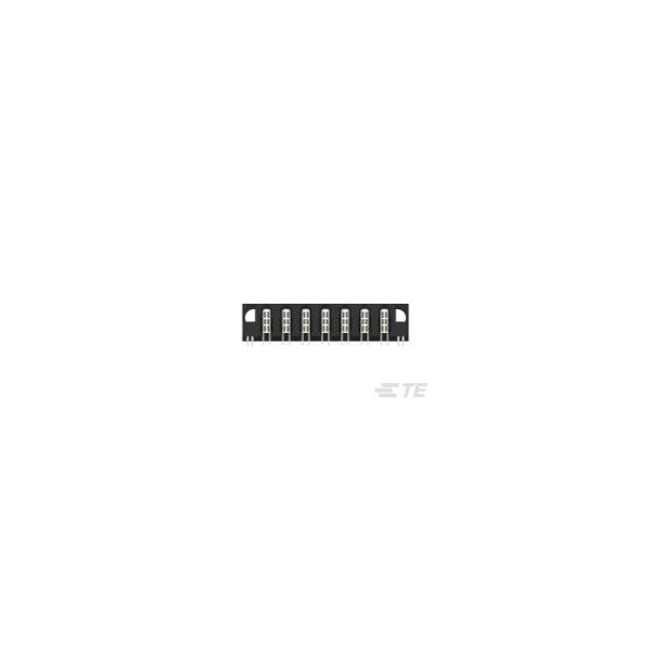 Te Connectivity Board Connector, 7 Contact(S), 1 Row(S), Male, Right Angle, Solder Terminal, Black Insulator, Plug - 6450833-7
