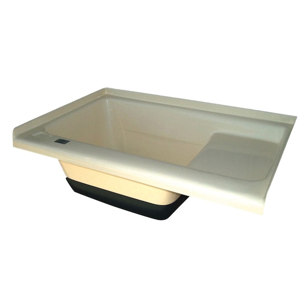 Icon Icon 00473 Sit-In Step Tub with Left Hand Drain TU500LH - Colonial White - 00473