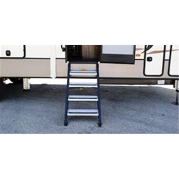 Green Arrow Equipment STP42633H 26 in. 4 Step with Strut Assist Weightless RV Steps - GR2605209