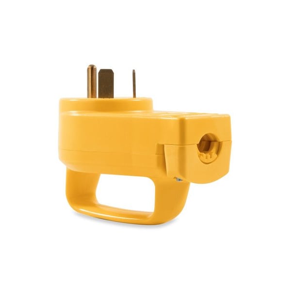 Camco 30AMP POWERGRIPREPLACEMENT MALE PLUG 125V/3750W, CCSAUS, BULK - 55242