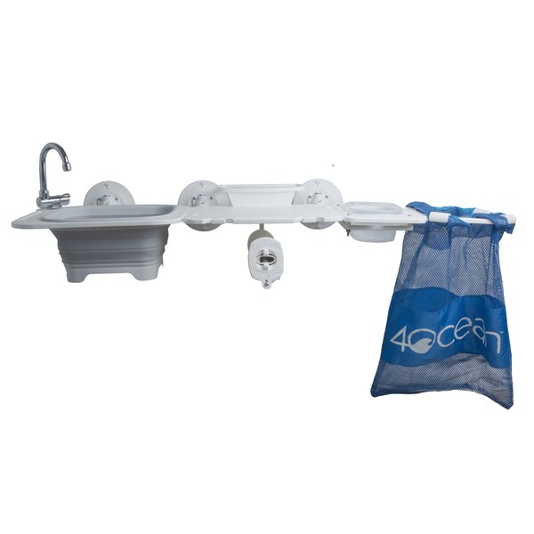Seasucker Portable, Rubbermaid Container Only, 9 Inch Length x 17 Inch Width x 12 Inch Height, White - SM9102W