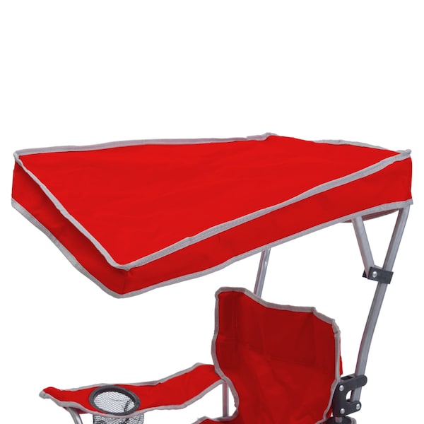 Quik Shade Kids Shade Folding Chair - Red/Silver - 167611DS