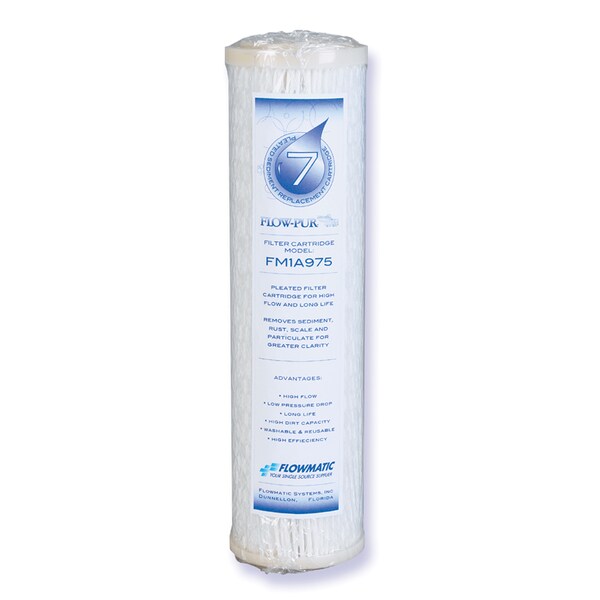 Watts Watts FM-1A-975-RV Flowmatic Pleated Sediment Replacement Cartridge - FM-1A-975-RV