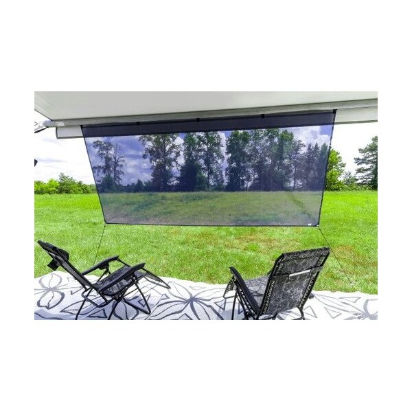 Camco RV AWNING SHADE KIT, 54INX 180IN, BLUE, BILINGUAL - 51456