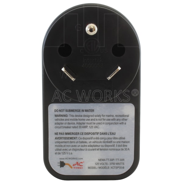 Ac Works RV 30A NEMA TT-30 Surge Protector Circuit Analyzer - RV30ASGP