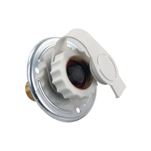 Jr Products CITY WATER FLANGE, ALUMINUM, MPT - 62185