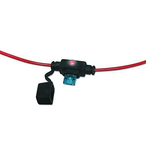 Wirthco WirthCo 24410 MinBlade LED Fuse Holder with Water-Resistant Cover - 24410