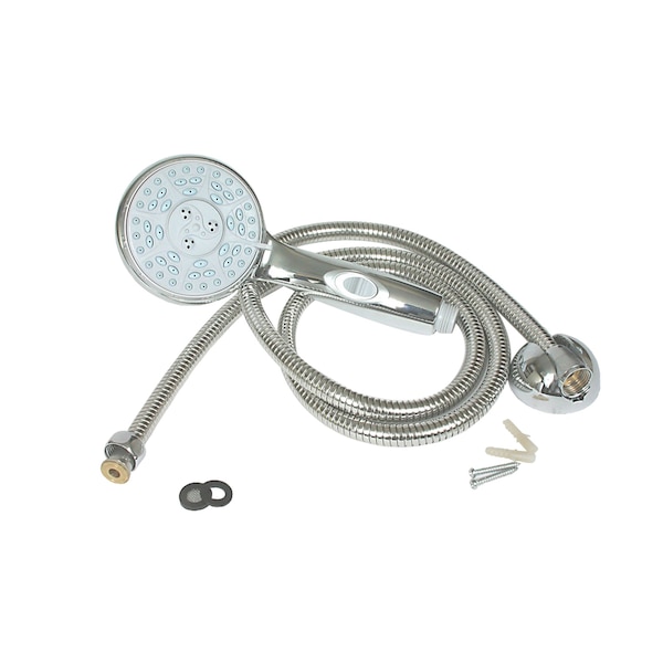 Camco RV/Marine Shower Head and 60in Shower Hose - Chrome - 43713